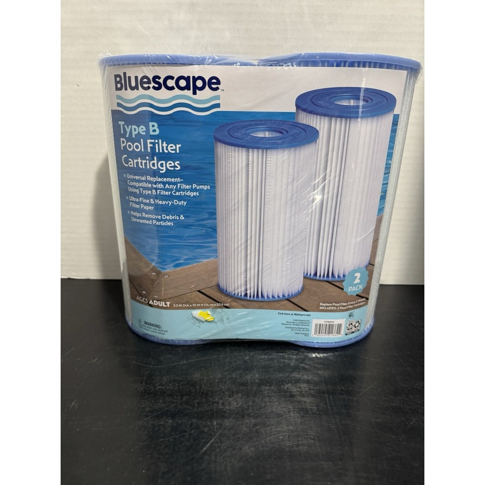 Bluescape Type B Swimming Pool Filter Cartridge 2 Pack